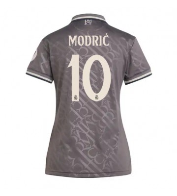 Real Madrid Luka Modric #10 Tercera Equipación Mujer 2024-25 Manga Corta